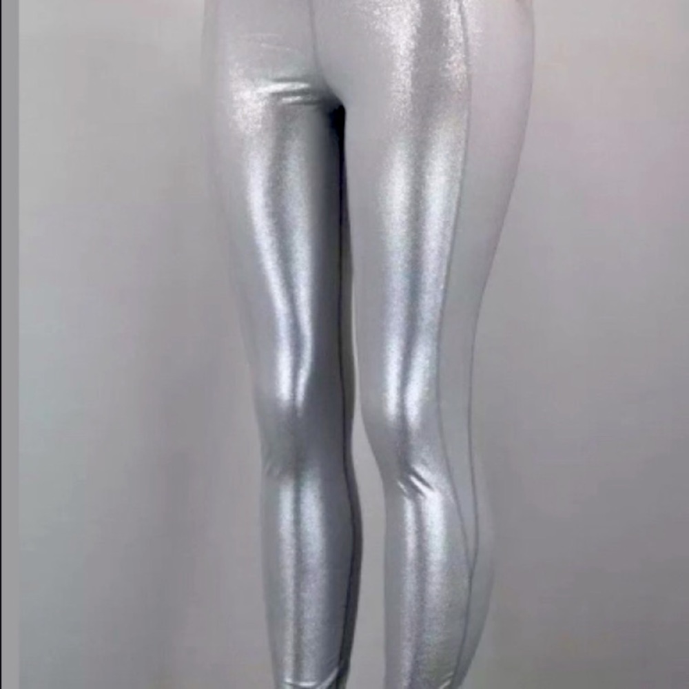 Victoria secret knockout tight silver metallic